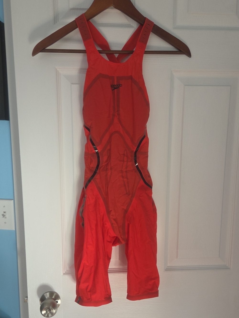 Speedo Women's Red One-Piece Racing Tech Swimsuit